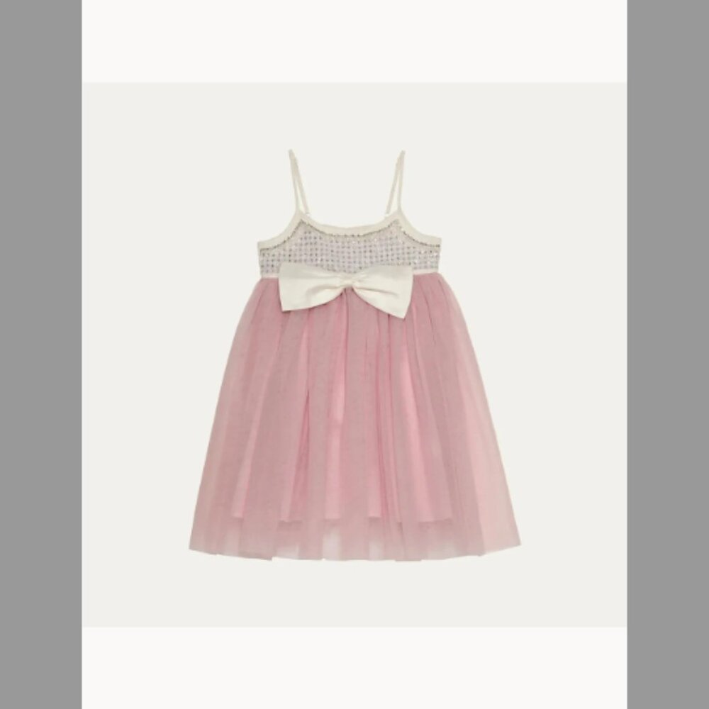 Tutu Du Monde Girl's Jolie Embellished Bow Tutu Dress, (Orig $295) w/tax (10-11)
